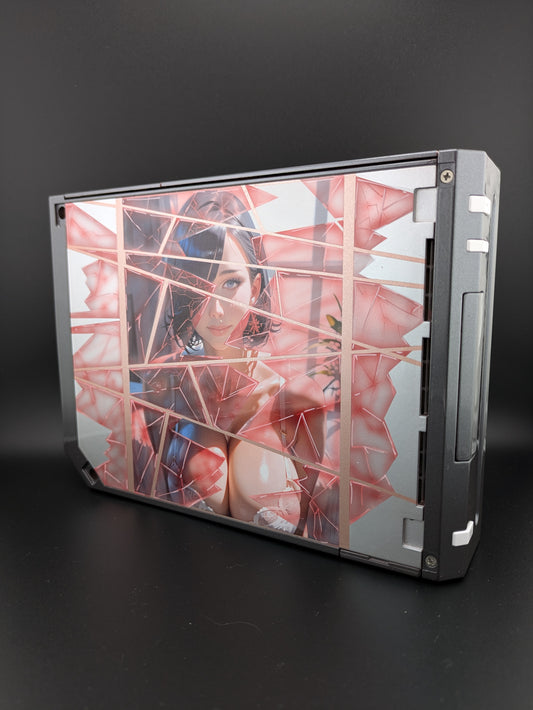 Not so innocent Waifu Custom Wii Console