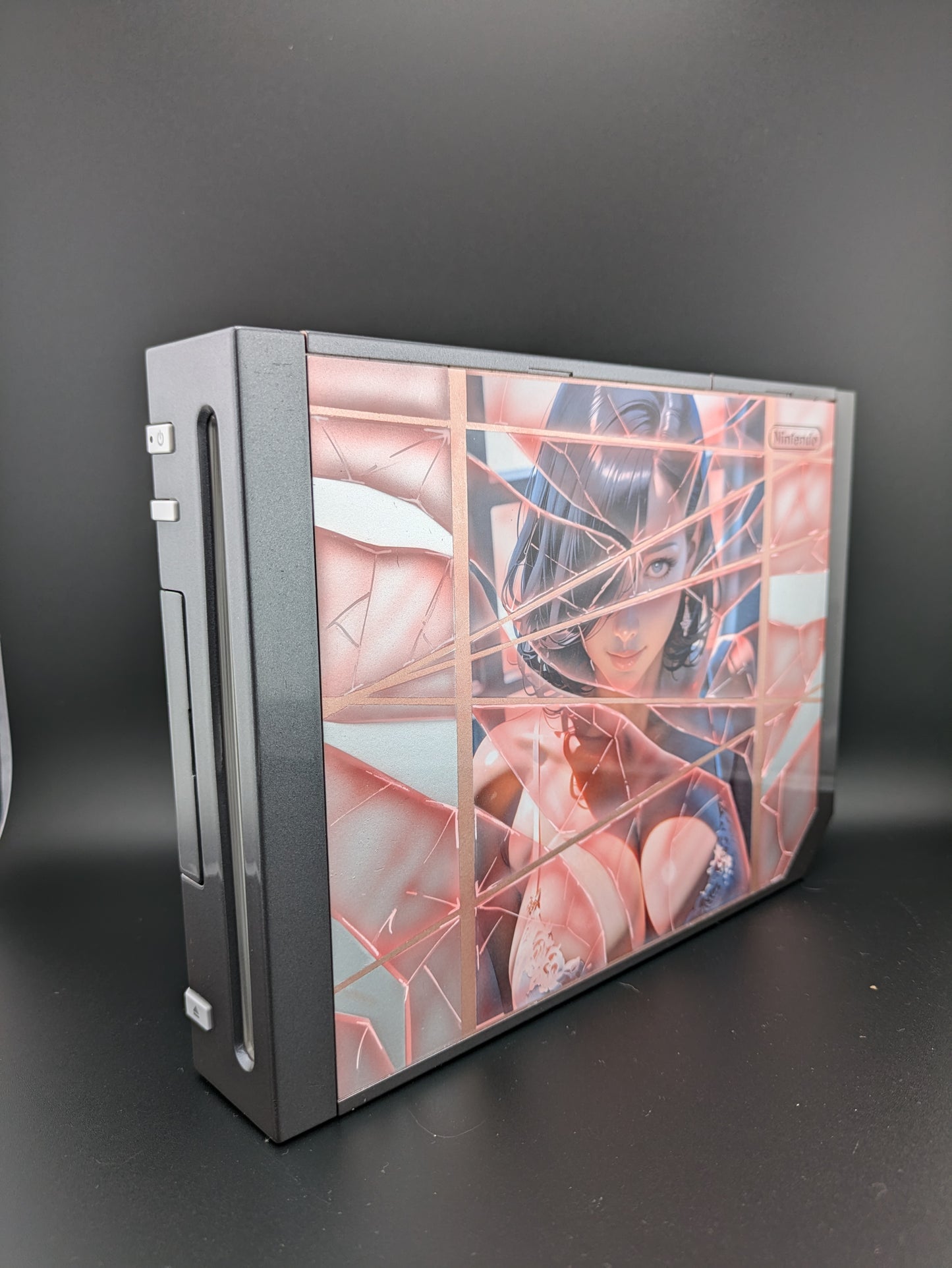 Not so innocent Waifu Custom Wii Console