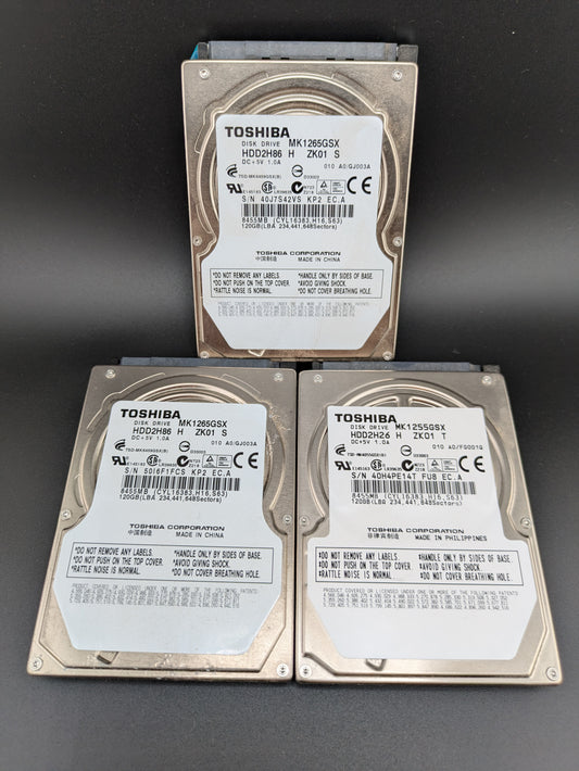 Used 120gb 2.5 PS3 HDD